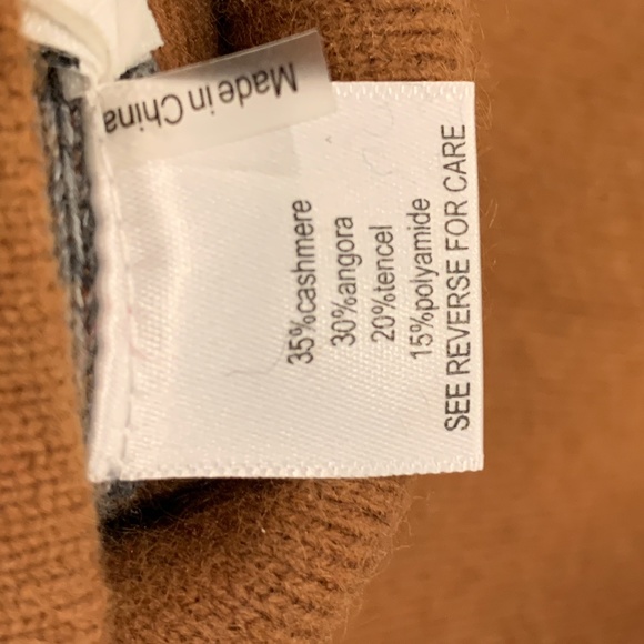 Luii Gray and Brown Open Front Cardigan - Picture 6 of 7